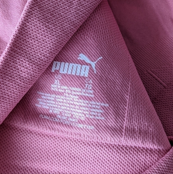 Puma blush pink seemless performance sport bra size XL B073 - Picture 5 of 7